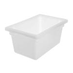 소로 에센셜 - 18인치 x 12인치 9인치 폴 로필렌 5갤런 식품 보관함 용기 화이트 컬러 상업용 쌓을 수 있는 보관 바 레스토랑 호텔 홈... 