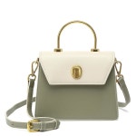 스칼튼 퀼트 크로스바디 사첼, 체인 스트랩 숄더백, 가죽 미니 핸드백, H2065 : 에딘버러1