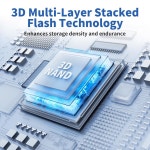 Ediloca 4TB SSD 내장 솔리드 스테이트 드라이브, 2.5인치 SATA III 6Gb/s, 최대 500MB/s 읽기 속도, 3D NAND 플래시, 충격 방지 PC... 