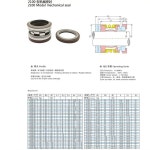 WC 샤프트 단일 25 28 32 33 35 40 43 45 50 53 55 60MM 시리즈 WC 210 2100 펌프용 수중 기계식 FKM 스프링 : 머시마켓21호점