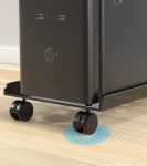 PC본체 조절식 이동식 받침대 거치대 스탠드 캐리어 바퀴 : 돈돈두