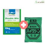 코리아아그로 더블윈 10kg + 하이그린 5kg 퇴비대용 유기복합비료 토양시비 : 아그로피아