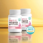 건강앤 300달톤 99% 저분자 피쉬 어린콜라겐 펩타이드 비오틴 식약청인증 HACCP 탄력 모발건강 영양보충 60정 2개 : 빅홍쇼핑