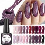 UR SUGAR 반영구 네일 광택제 누드 글리터 컬러 아트 베이스 코트 UV LED 매니 5ML Special 53480 : TRIPPICK