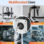 8 2상 고토크 0.28Nm(39.65온스 ) 바이폴라 42x28mm 1.6A 1.6 4와이어 샤프트 24mm 5mm 42스테퍼 케이블 1M : 뉴비즈니스20