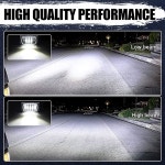 OPP ULITE 4x6 LED 헤드라이트 흰색 DRL 앰버 턴 시그널 헤일로 라이트 씰 빔 H4651 H4656 H6545 H4668 4PC 팩(1730S-4)... 