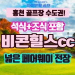 수도권 근접한 홍천 비콘힐스cc 넓은페어웨이에 석식까지 포함 1박2일골프패키지 : 자이언트1박2일골프