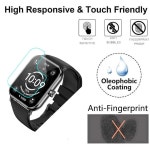 QONBINK 스마트워치 TG38 화면 보호기 1.85인치 [5팩] HD 클리어 소프트 PET 필름 [케이스 친화적][스크래치 방지][지문 방지][버블... 