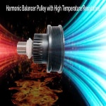 SUMHEN 594-236 고조파 밸런서 크랭크샤프트 풀리 포드 익스플로러 07-10 스포츠 트랙 05-10 머스탱 01-11 레인저 02-10 호환 : 카미르마켓