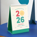 디자인스케치 인디고 2026 오늘의 온도 탁상 달력 (데스크 캘린더 책상 스케줄러) : 디자인스케치