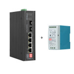SL-G6042PDT-i60C 스타링크 4포트 산업용 POE 스위치허브 2SFP 60W 산업용 파워포함 : 유비큐넷