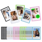 후지필름 인스탁스 미니 12/11/99/41/SE/7+/EVO 카메라 2.15 x3.4 필름용 WOGOZAN 30팩 마그네틱 액자 냉장고 (컬러풀) : 데크웨이브