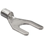 모리스 제품 11530 스페이드 터미널 단열 되지 않음 16 14 와이어 스터드 1/4인치(100팩) : 에이렐