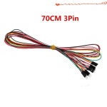 10 개/몫 70cm 3pin 브레드 보드 점퍼 와이어 M-M 남성-여성 F-F 2.54mm AWG26 듀폰 케이블 라인 UNO R3 키트 : 소중하다는