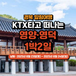 경북 힐링여행 KTX타고 떠나는 영양·영덕여행 1박2일 : 주식회사쏙쏙