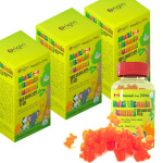 우리아이 영양간식 하루 한알 곰돌이 젤리 멀티 비타민 구미 젤리 3개월 90구미, 3개 : 마림웰스