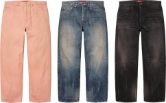 슈프림 디스트레스 루즈핏 셀비지 진 Supreme Distressed Loose Fit Selvedge Jean FW25 : 뉴욕마마
