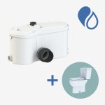 사니그라인드 프로(양변기 포함) 화장실 소형 오수 배수펌프 카페 식당 가게 상업용 펌프 : SFA KOREA