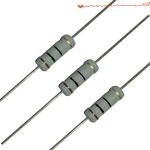 10pcs 3w 탄소 필름 저항기 5% 1.8r 2r R K 옴 2ohm : 행운듬뿍