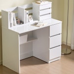 G1450 서랍 수납형 책꽂이 책상세트 1000 1인 일자형 편수책상 이케아 : 깔꾸미프렌즈