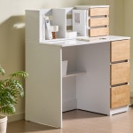 G1450 서랍 수납형 책꽂이 책상세트 1000 1인 일자형 편수책상 이케아 : 깔꾸미프렌즈