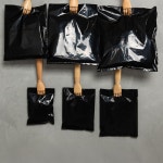 4454 바이올렛 사각 (4종) 각 50장 - 의류매장 옷가게 의류쇼핑백 평비닐 비닐쇼핑백 : 샵디스플레이