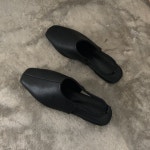[G3863] 뒷밴딩 로우굽 절개 플랫샌들 로퍼 : 새로이클라쓰