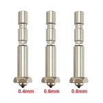 Kobra 3 Max 콤보용 탈착식 경화강 노즐 업데이트 0.4 0.6 0.8 MM, 빠른 교체 고속 프린트 헤드 : 고봉상사2