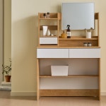 G1391 거울 입식 서랍형 화장대세트 900 서랍 우드 수납 화장대세트 이케아 : 깔꾸미프렌즈