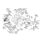 자동차 바이 패스 호스 밸브 어셈블리 16260 F0020 F0070 ta n Camry  Bla : 소루비직구