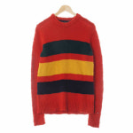 타미힐피거 레드딥그린옐로우네이비 스트라이프 울혼방 뱃지 로고 긴팔 니트 스웨터 S 수지네 구제 : 수지네 빈티지