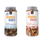벨르독 자연애 비피더스 오리 연어 트릿 강아지간식 고양이간식 훈련 산책 애견트릿 500g : 벨르독