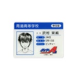 다이아몬드 에이스 act Ⅱ 사와무라 에이준 학생증 카드 다이에이 굿즈 : 슈가앤스파이스