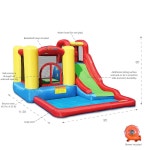 바운스랜드 점프 및 스플래시 어드벤처 바운스 하우스 또는 워터 슬라이드가 모두 하나로 Jump and Splash : 모던팝업