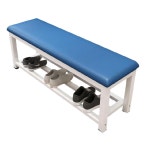 벤치 탈의실 수영장 사우나 평벤치 방수 의자 휴게실 60x35x45cm 단층 : Terias