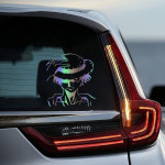 아이놀부 차량용 밀짚모자  원피스 3D 자동차 흠집 스크래치 가림 스티커 : 룰루랄라상사