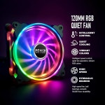 POINWER 850와트 전원 공급 장치 80 플러스 골드 - 무음 12cm RGB 팬, 풀 모듈식 액티브 PFC, 105 C 커패시터 게이밍 및 ATX 케이스... 