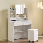 G1391 거울 입식 서랍형 화장대세트 900 서랍 우드 수납 화장대세트 이케아 : 깔꾸미프렌즈