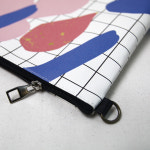 [바이상상] 가죽프린팅 핸드메이드 레더플랫클러치백 (사진편집프로그램) : 바이상상