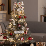 아웃팅 크리스마스트리 장식 트리 풀세트 스위트 루비레드 1.3m : 아웃팅21