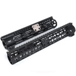 전술 Mlok M Lok 키 모드 레일 손전등 라이트 마운트 M300 M600 HLP V2 HLPV2 베이스 AR15 M4 에어소프트 액세서리 무기 총 : 탑온1