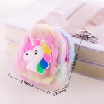 코인 지갑, 유니콘 체인지 지갑, 귀여운 카툰 카드 홀더 지퍼 지갑 선물, 발렌타인 데이 선물용 미니 백팩 열쇠고리 : 오프로드 픽업트럭 샵