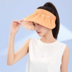 VVC 선샤인 여성용 선바이저 모자 친근한 디자인 UPF 50 자외선 차단 스타 시한 아웃도어 선캡 Bla One Size : 주니안스토어1028