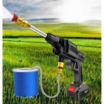 농약살포기 고압 살수기 고압분무기 충전식 건 전기 농사용 세차 : 남원잡화점