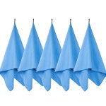 플라젠존 마이크로파이버 타월 5Pcs 퀵 드라이 체육관 타월(대형 16 32인치 & X-대형 24 48인치) 고흡수성 섬유 빠르게 건조, 몸의 땀을 위한... 