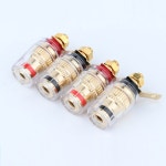 PREFFAIR 스피커 터미널 포스트 바인딩 4MM 플러그 BP1118 바나나 : 워터플로우