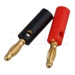 금도금 바나나 플러그 랜턴 프로브 멀티미터 블랙 레드 4MM 40 : 워터플로우