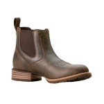 아리아트 남성 하이브리드 로우 보이 라운드 토 첼시 캐주얼 부츠 발목 - 브라운 : 수성동