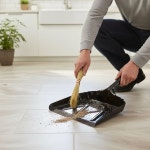 소로 에센셜 - 12인치 튼튼한 손잡이 금속 먼지 팬 블랙 컬러 손잡이가 달린 와이드 스쿠퍼 실내 실외 벽난로 산업 및 상업용 : Fred Market17