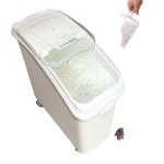 업소용 밀가루통 잡곡 쌀통 스테인레스 쌀보관통 A.커버F8888 : 셀러케이쇼핑